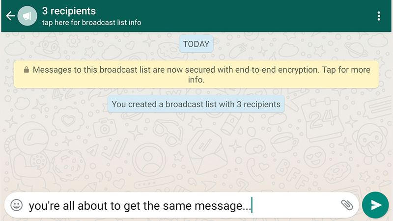 Illustration for article titled How to Message All Your Friends Without Resorting to a Bad Group Chat